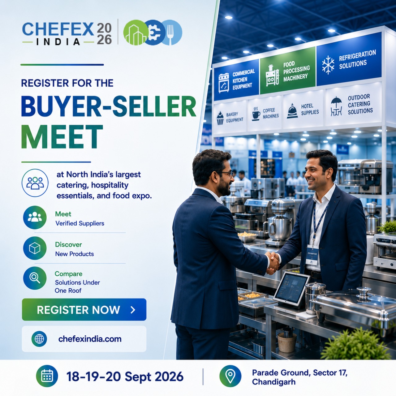 Chefex India 2026 Buyer-Seller Meet campaign creative
